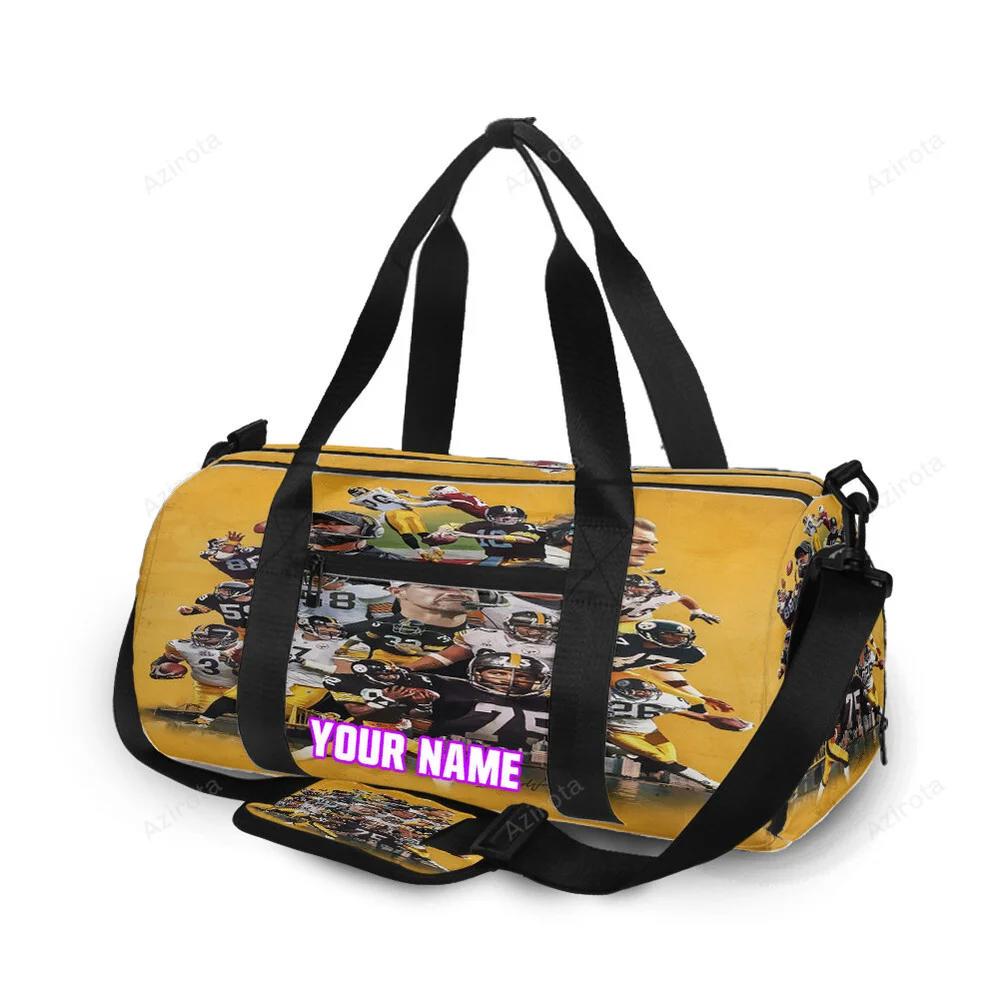 Pittsburgh steelers players team m8 personalized name travel bag gym bag 208 Travel Bag