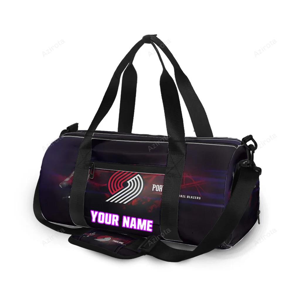 Portland trail blazers carmelo anthony2 personalized name travel bag gym bag 2299 Travel Bag