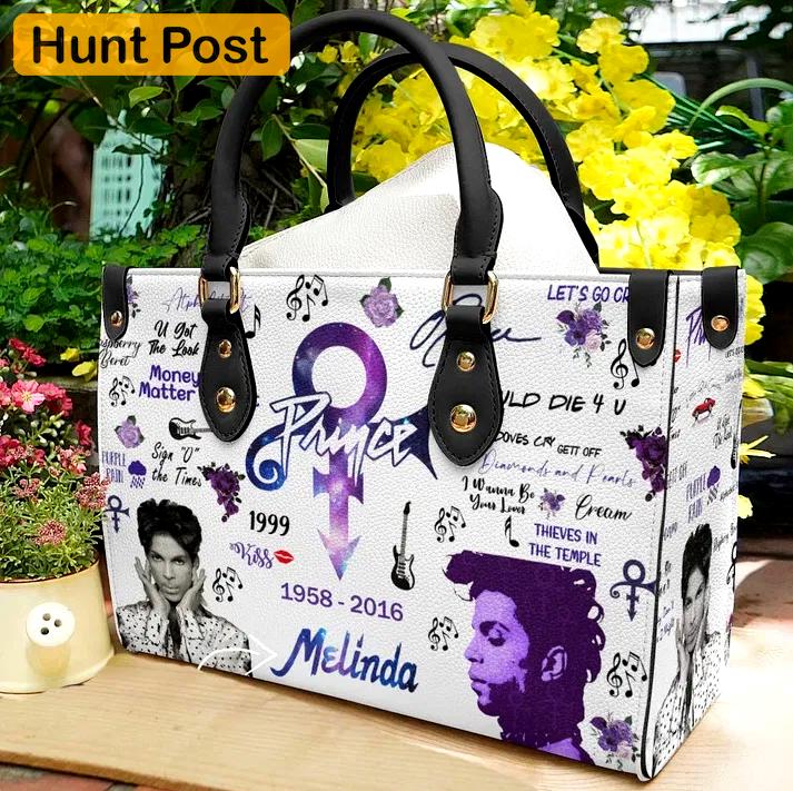 Prince 2 leather handbag gift for women 4457 Women Leather Hand Bag