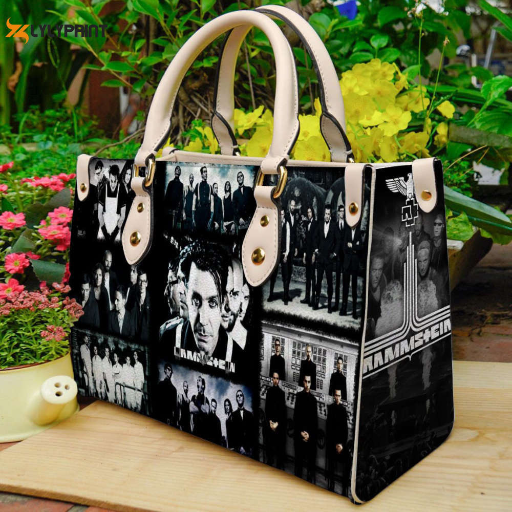 Rammstein leather handbag gift for women 570 Women Leather Hand Bag