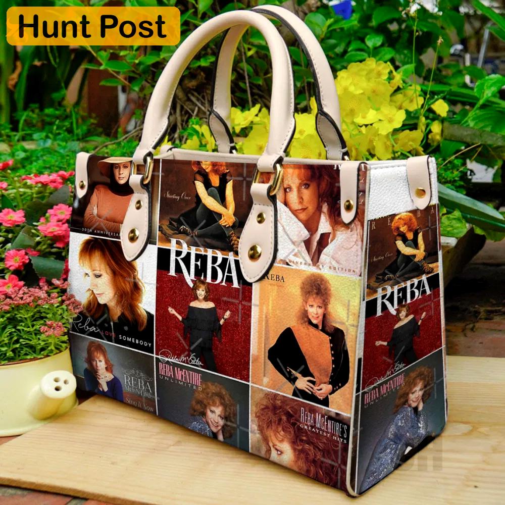 Reba mcentire lover leather bag for women gift 1856 Women Leather Hand Bag