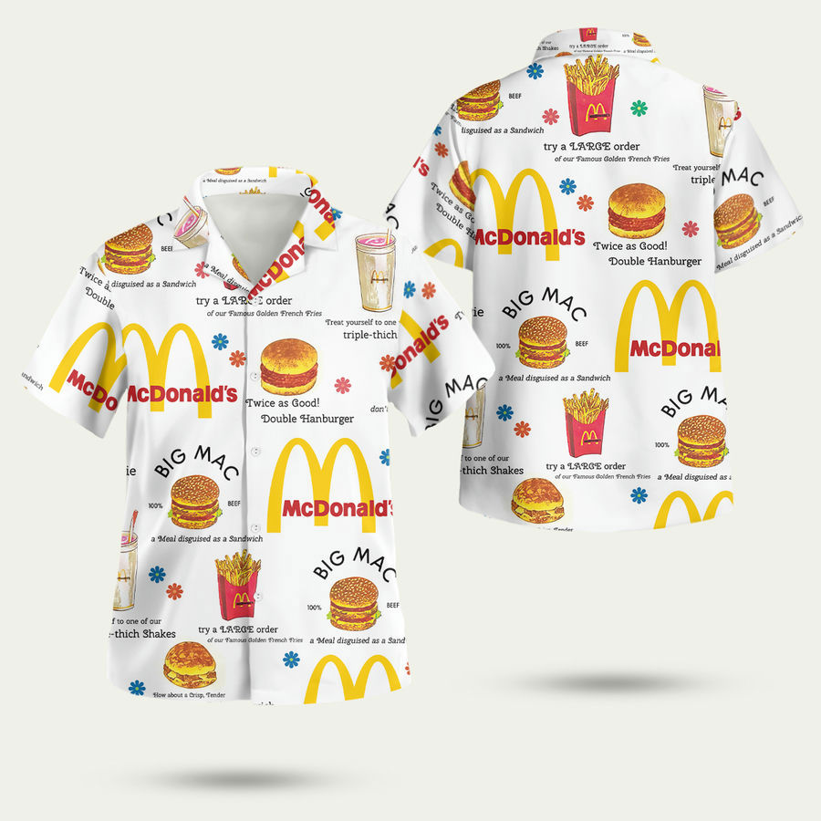 Ronald mcdonalds hawaiian shirt Hawaii Shirt Shorts & Flip Flops