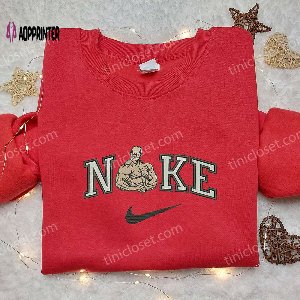 Ronnie coleman nike embroidered shirt – premium celebrity & nike inspired apparel Embroidered Shirt