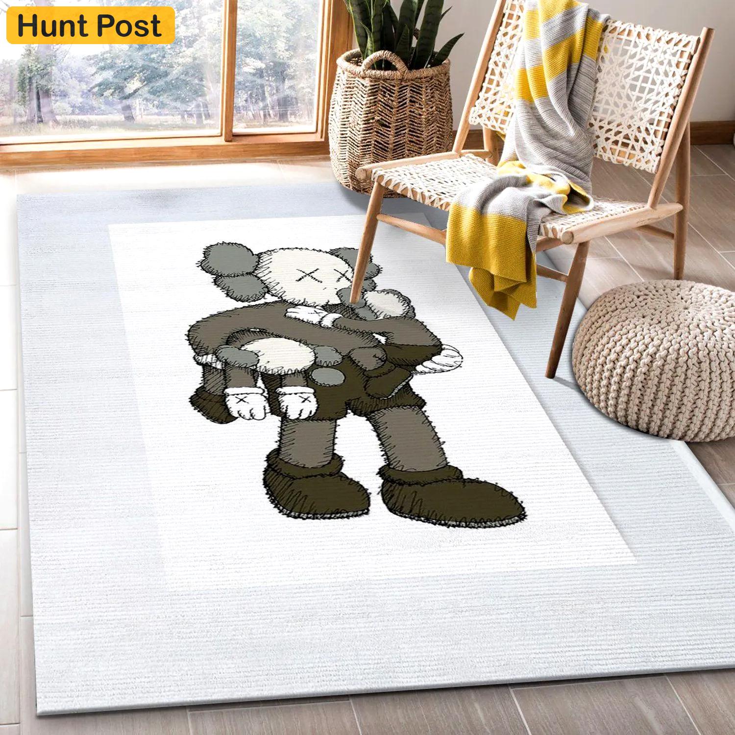Rugs in living room and bedroom - Baby kaws area rugs bedroom rug christmas gift us decor Rectangle Rug