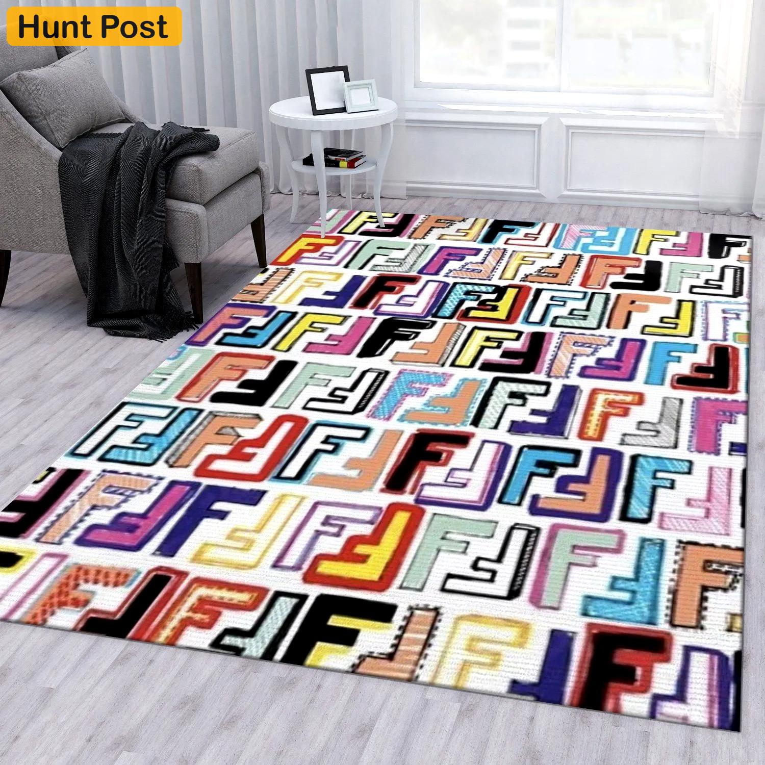 Rugs in living room and bedroom - Fendi area rug for christmas living room rug christmas gift us decor Rectangle Rug