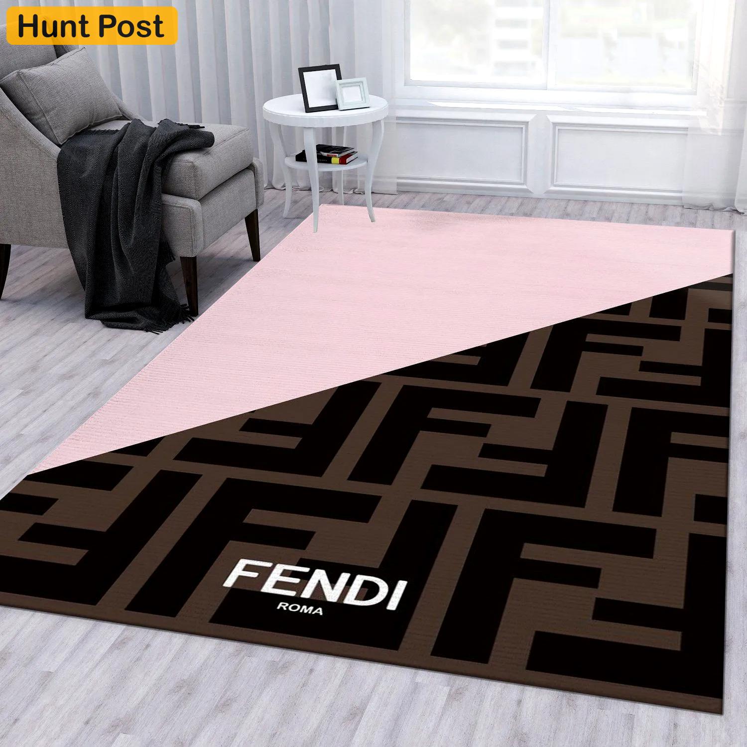 Rugs in living room and bedroom - Fendi area rug living room rug christmas gift us decor Rectangle Rug