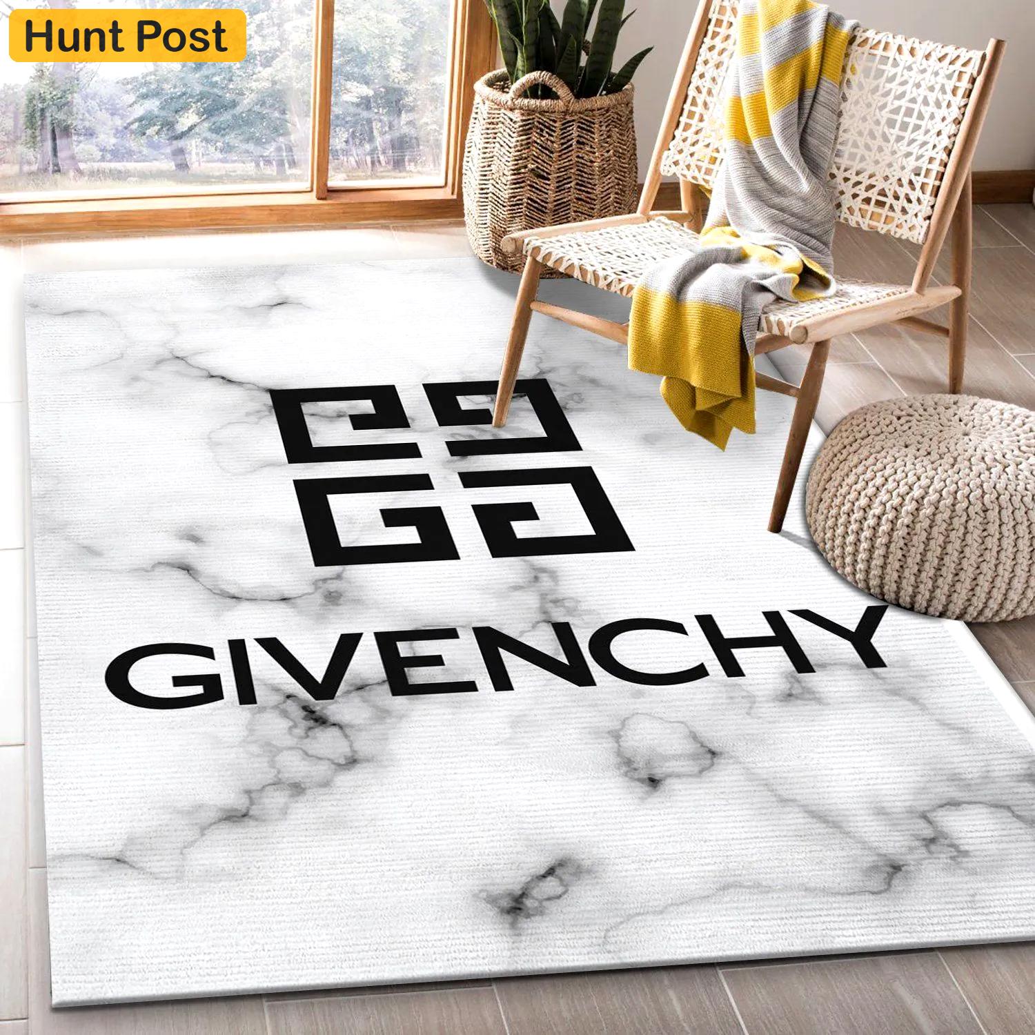 Rugs in living room and bedroom - Givenchy rug fashion brand rug floor decor home decorations Rectangle Rug