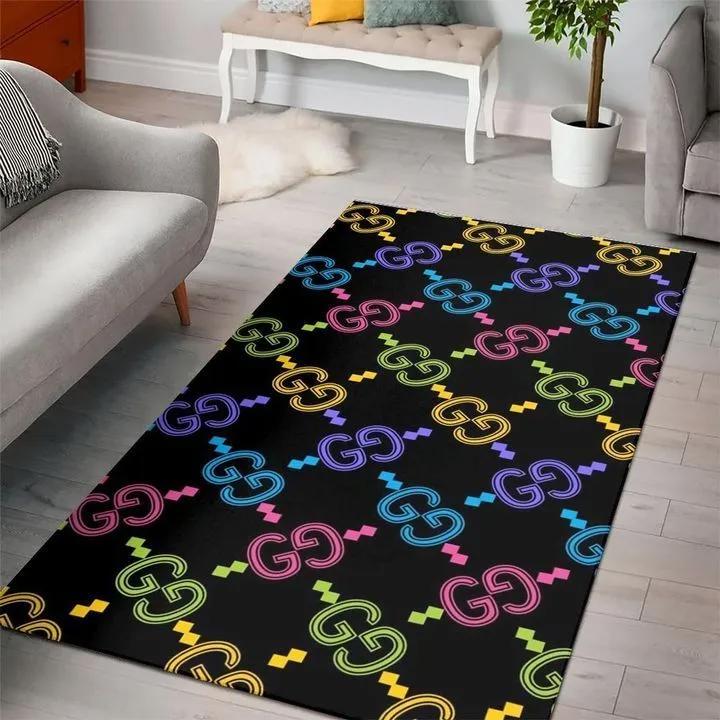 Rugs in living room and bedroom - Gucci colorful luxury area rug for living room bedroom carpet home decorations mat type 3 Rectangle Rug