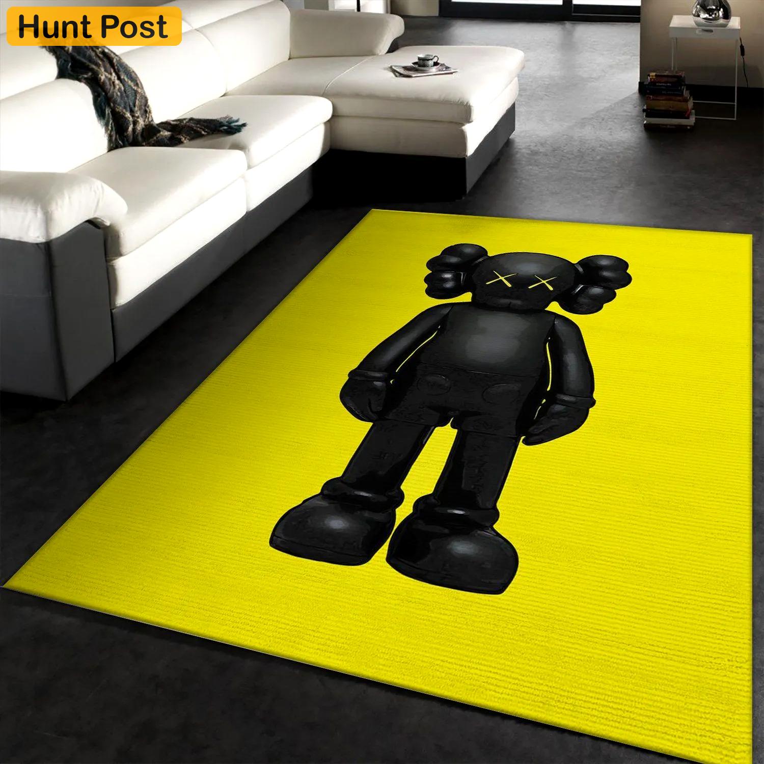 Rugs in living room and bedroom - Kaws companion area rug living room rug carpet christmas gift floor mats keep warm in winter Rectangle Rug