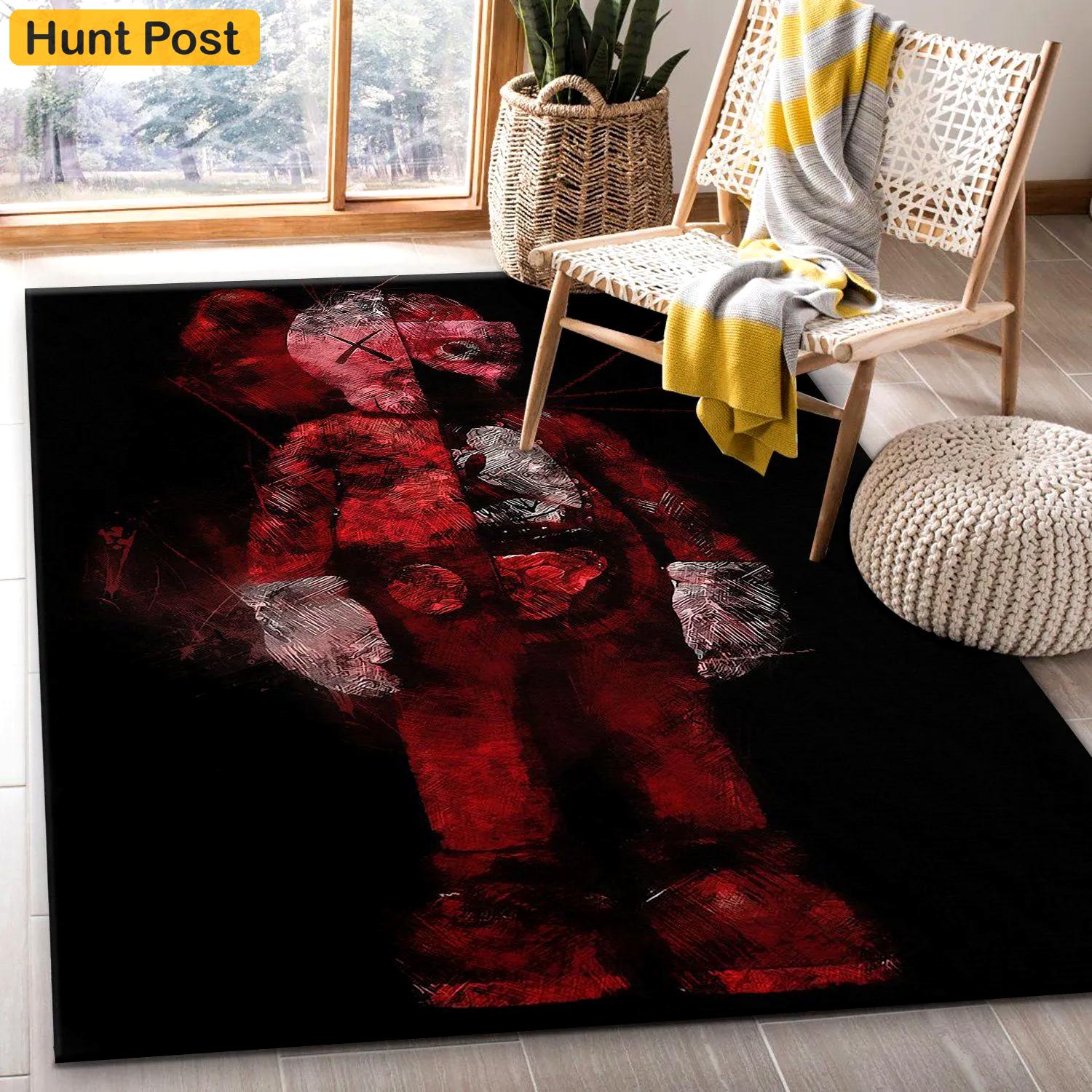 Rugs in living room and bedroom - Kaws rug living room rug christmas gift us decor Rectangle Rug