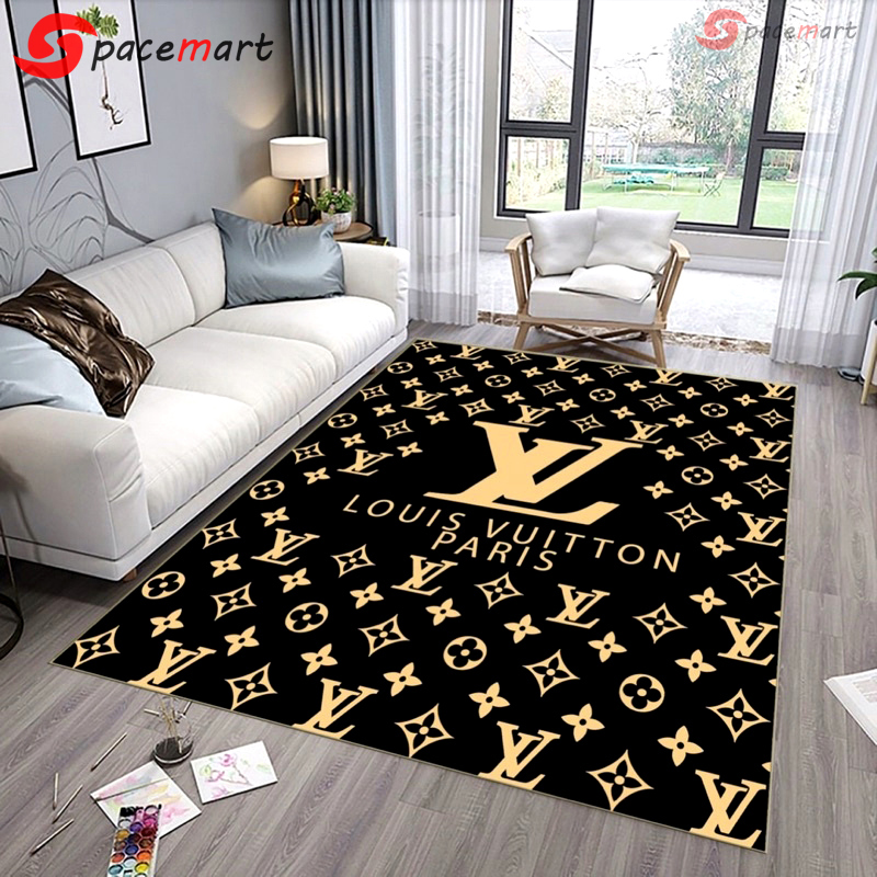 Rugs in living room and bedroom - Louis vuitton rug home decor - living room 2 - rugs Rectangle Rug