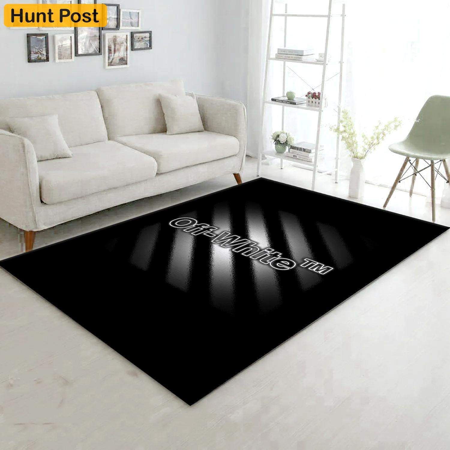 Rugs in living room and bedroom - Off-white displate area rug living room rug christmas gift us decor Rectangle Rug