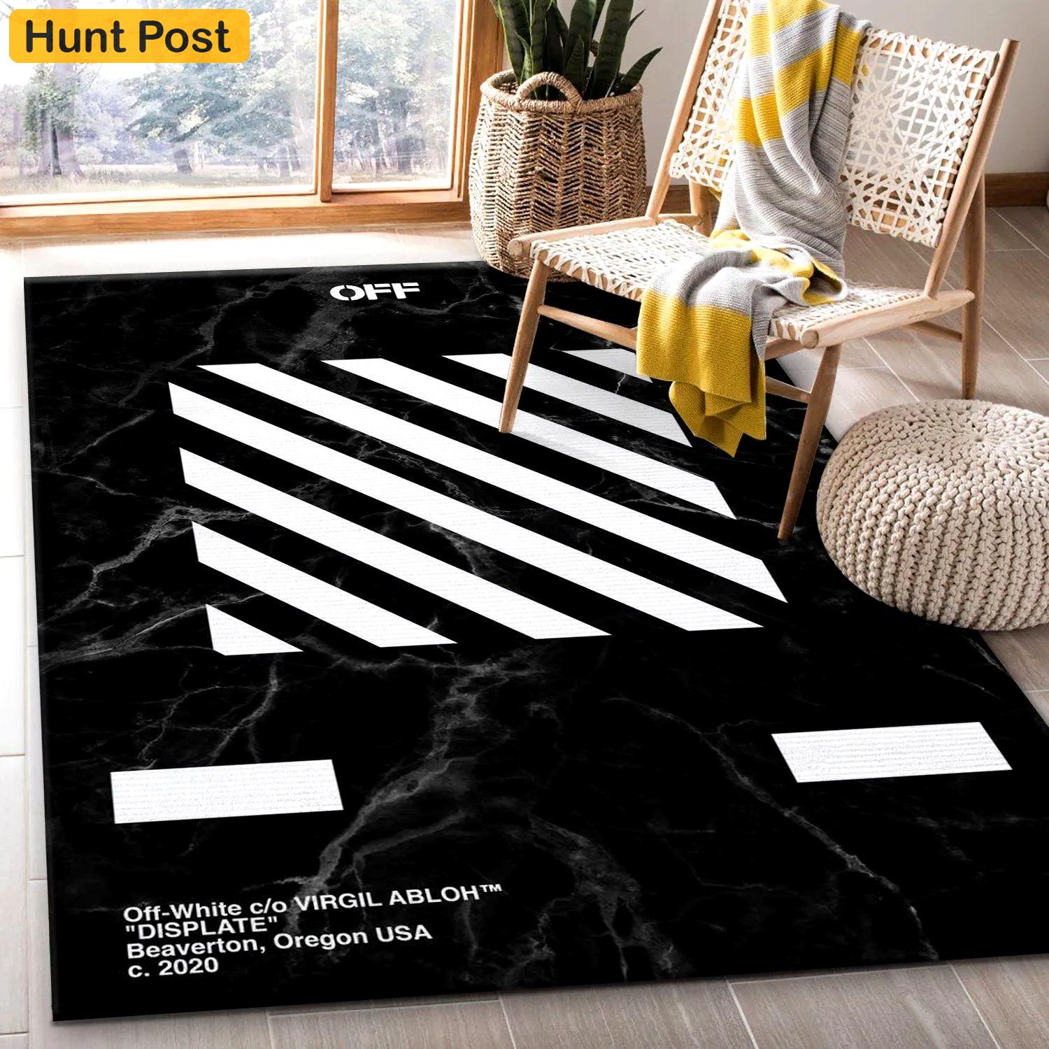 Rugs in living room and bedroom - Off-white marmor area rug living room rug floor decor floor mats keep warm in winter Rectangle Rug
