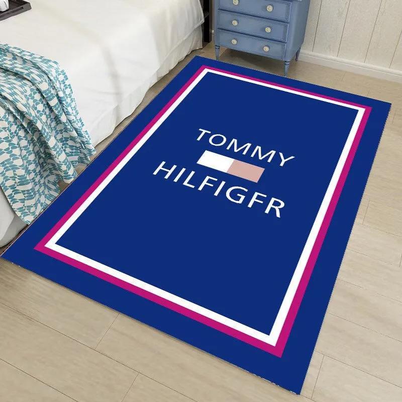 Rugs in living room and bedroom - Tommy hilfiger luxury area rug for living room bedroom carpet floor mats keep warm in winter mat Rectangle Rug