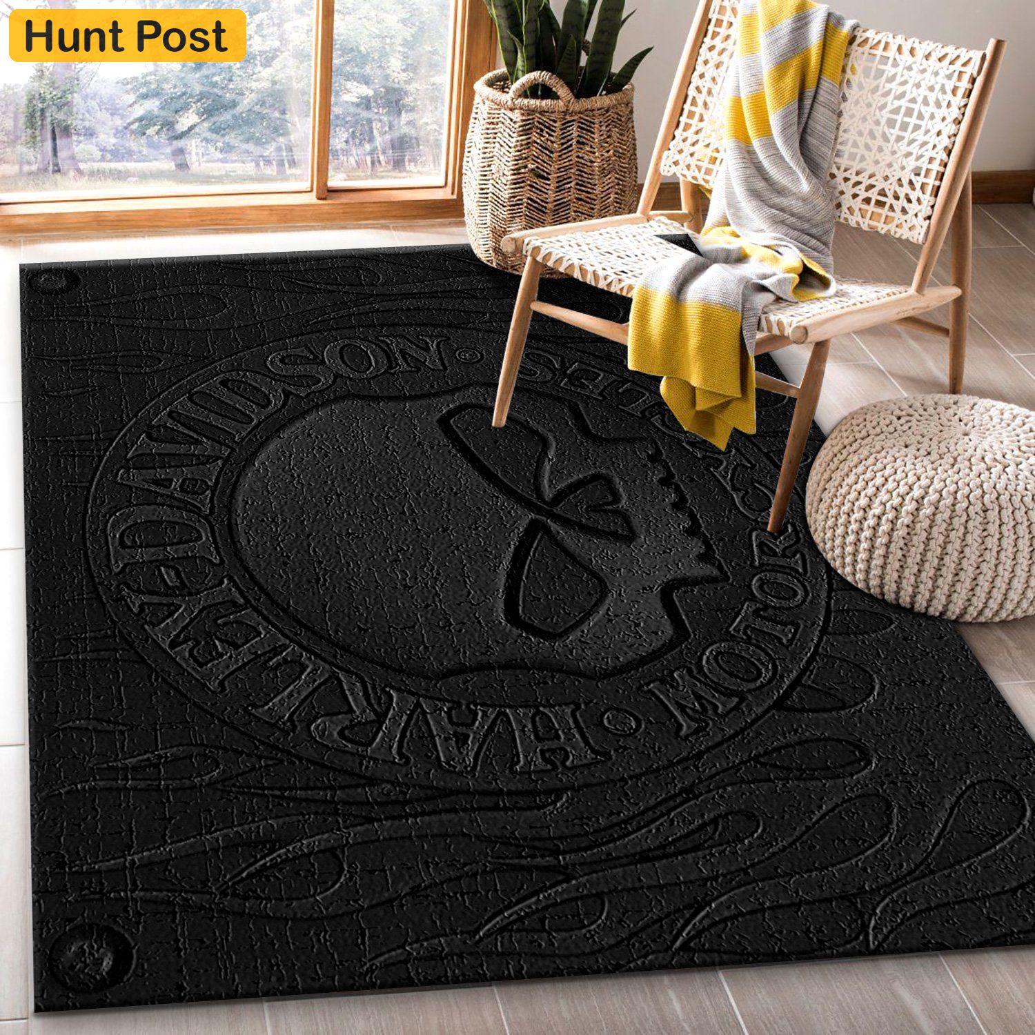 Rugs in living room and bedroom harley davidson ver9 area rug bedroom rug christmas gift us decor Rectangle Rug
