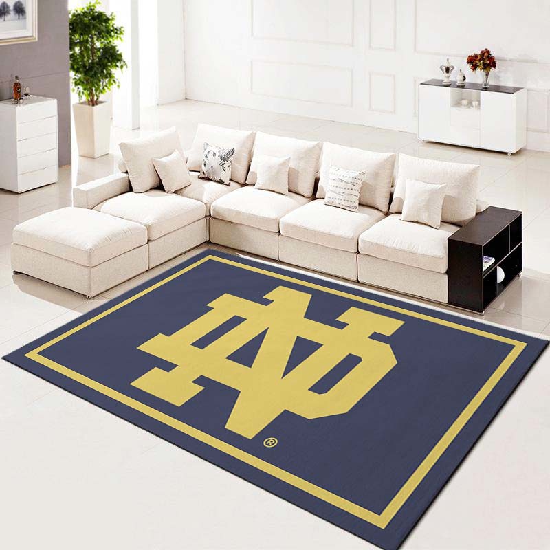 Rugs in living room and bedroom notre dame fighting irish football team ncaa living room carpet kitchen area rugs Rectangle Rug