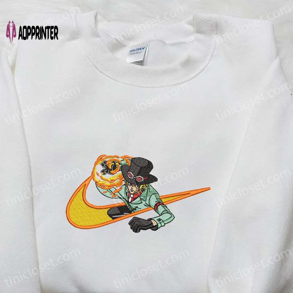 Sabo x nike embroidered tshirt one piece sweatshirt & custom hoodie: stand out with unique embroidery Embroidered Shirt