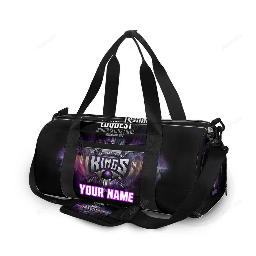 Sacramento kings here we roar personalized name travel bag gym bag 2400 Travel Bag