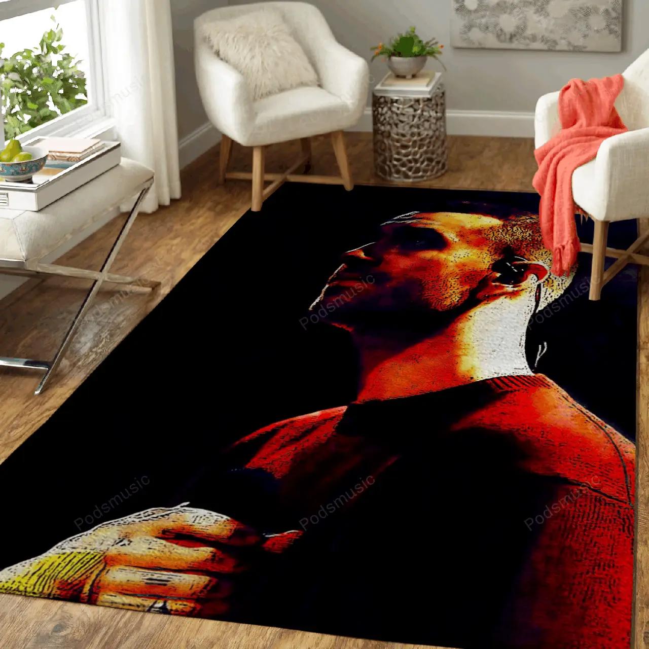 Sam smith 23 music art for fans area rug living room carpet rug regtangle carpet floor decor home decor Rectangle Rug