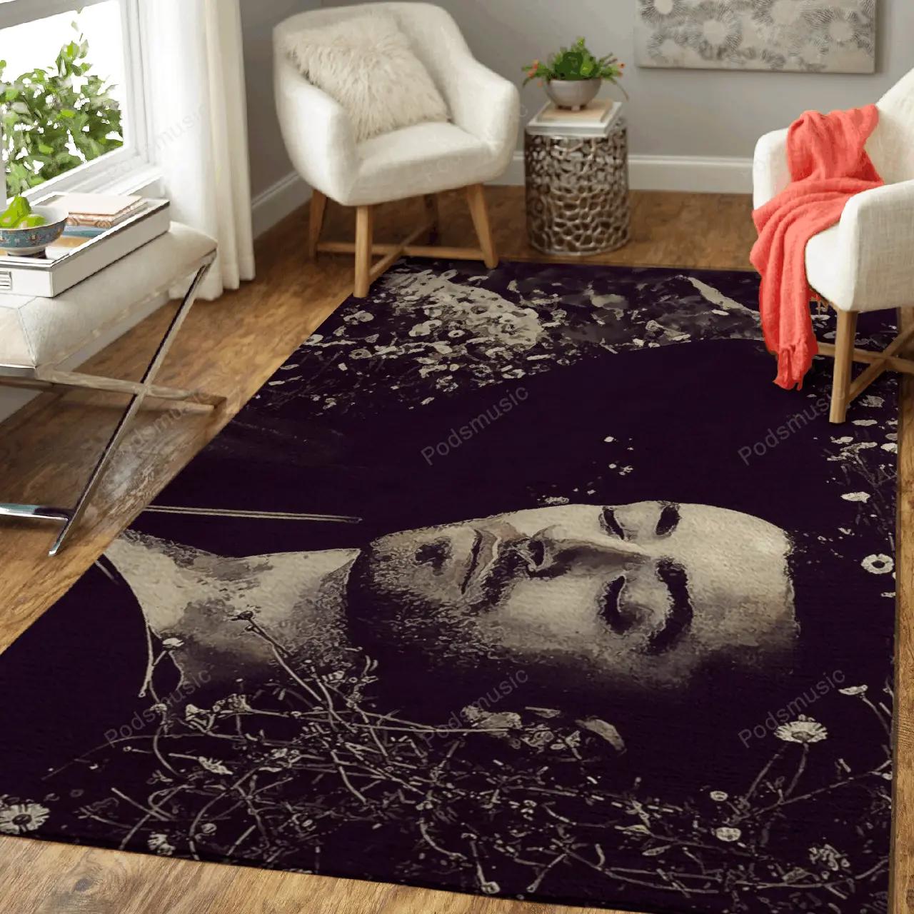 Sam smith 30 music art for fans area rug living room carpet rug regtangle carpet floor decor home decor Rectangle Rug