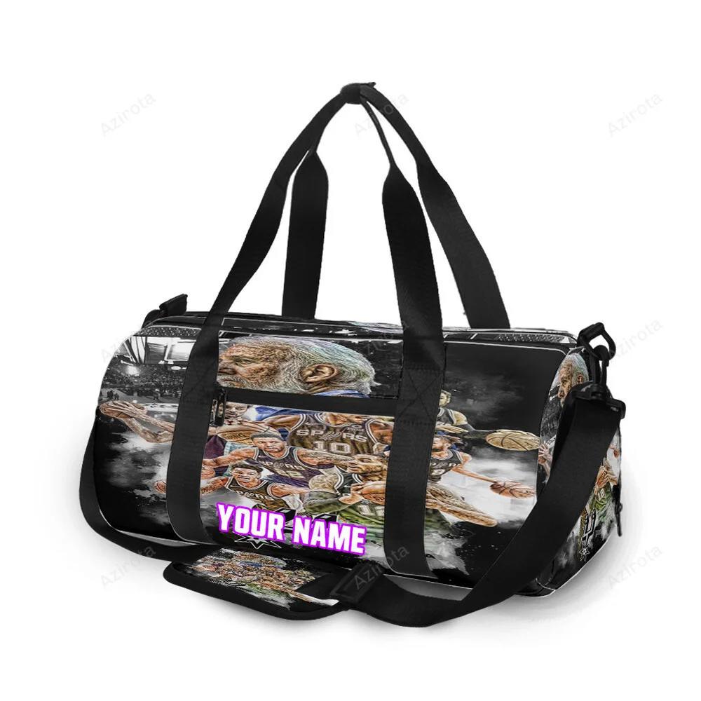 San antonio spurs all players4 personalized name travel bag gym bag 2385 Travel Bag