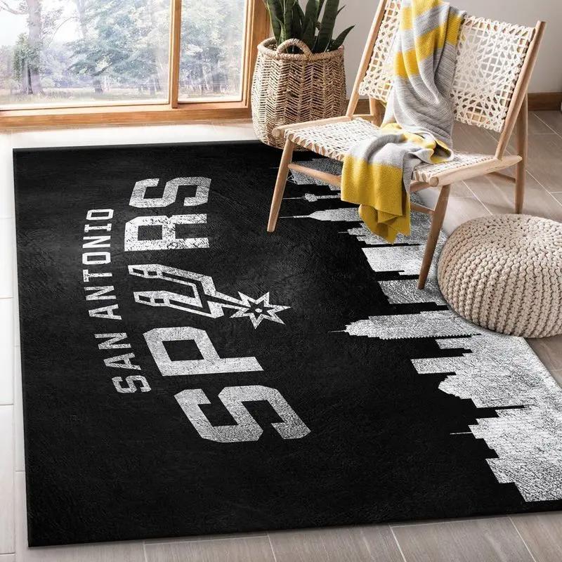 San antonio spurs nba 4 area rug living room bedroom rug rug regtangle carpet Rectangle Rug