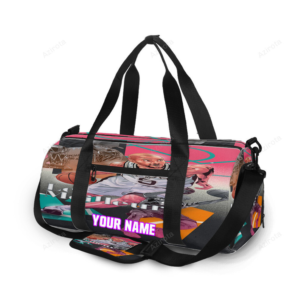 San antonio spurs tony parker1 personalized name travel bag gym bag 2579 Travel Bag