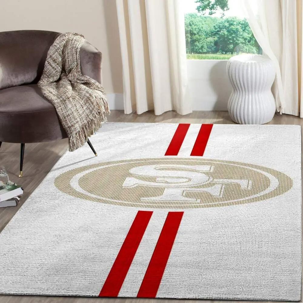 San francisco 49ers nfl football carpet living room rug regtangle carpet v566 Rectangle Rug