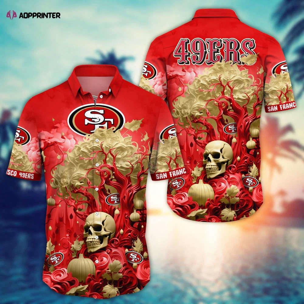 San francisco 49ers  skull trending hawaii shirt new arrivals h51939 Hawaii Shirt