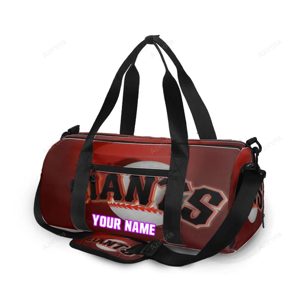 San francisco giants art 9 personalized name travel bag gym bag 2516 Travel Bag
