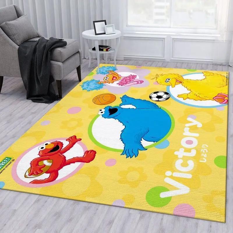 Sesame street 18 area rug living room and bed room rug rug regtangle carpet floor decor home decor Rectangle Rug