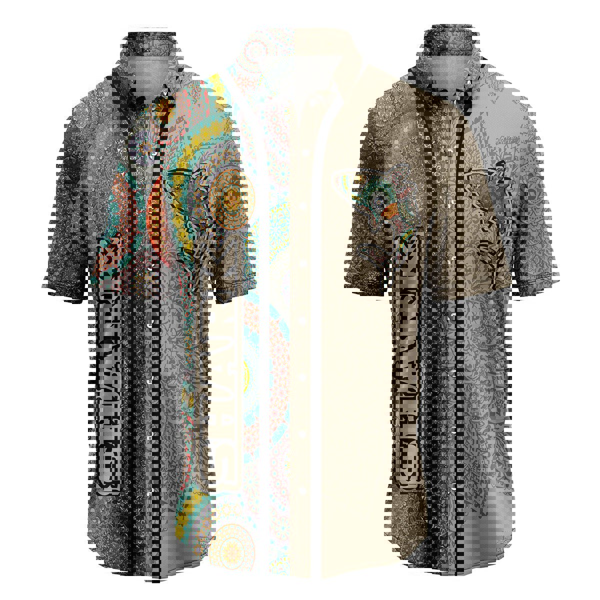 Shark mandala t3107 hawaiian shirt Hawaii Shirt Shorts & Flip Flops