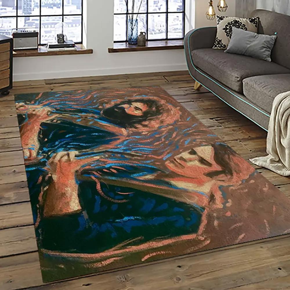 Singer bob weir music carpet rectangle area rug for living room bedroom decor bw21 Rectangle Rug