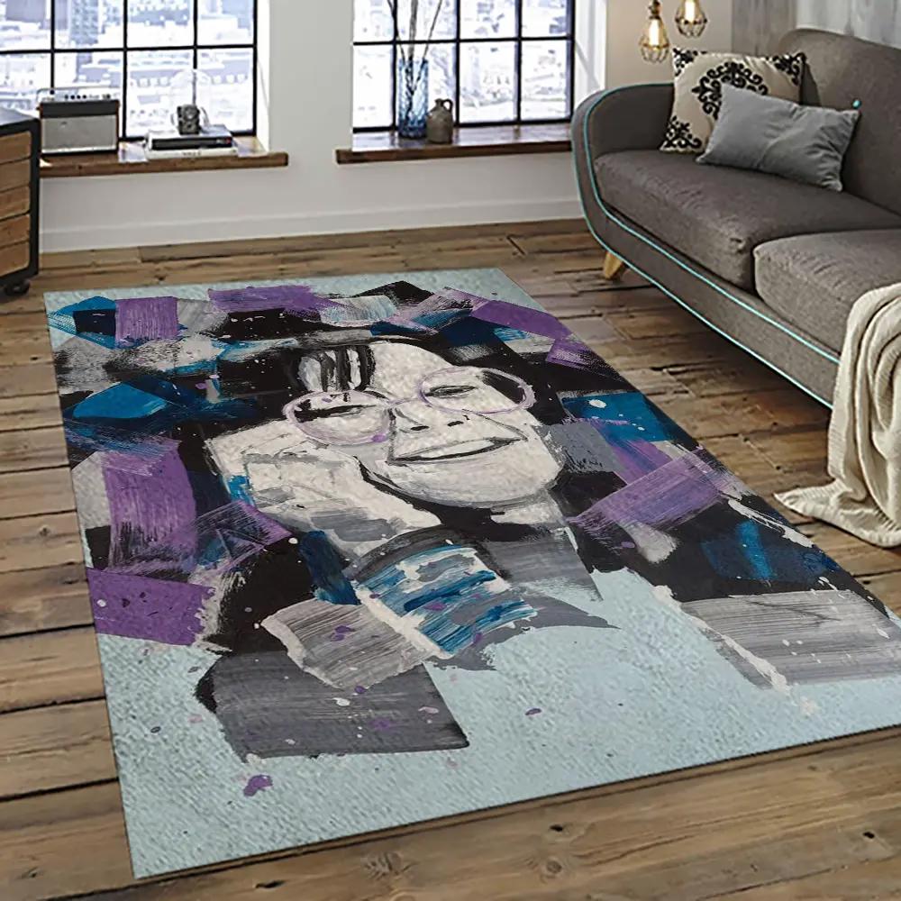 Singer janis joplin music carpet rectangle area rug for living room bedroom decor jj32 Rectangle Rug