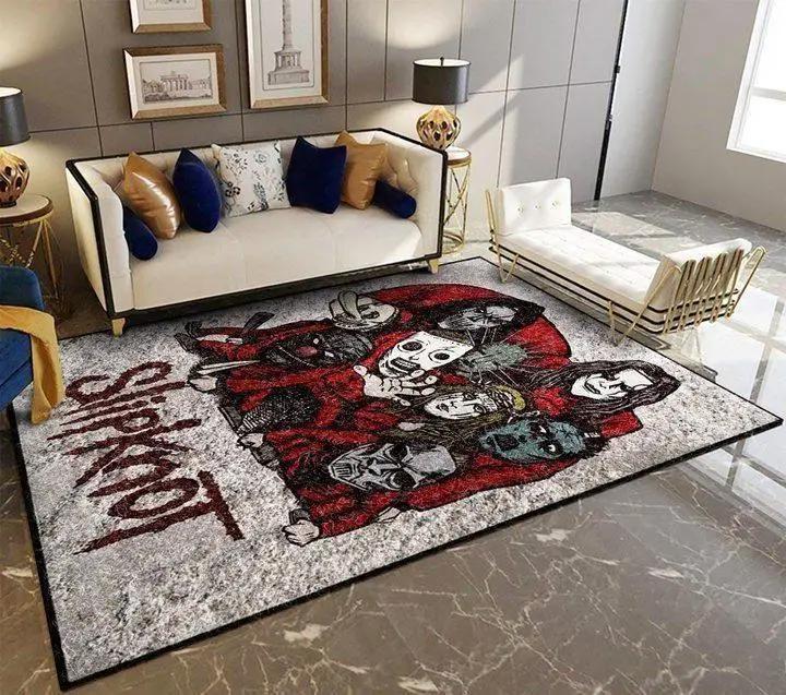 Slipknot band area rug music ofd 1909081 area rug living room carpet rug regtangle carpet floor decor home decor Rectangle Rug