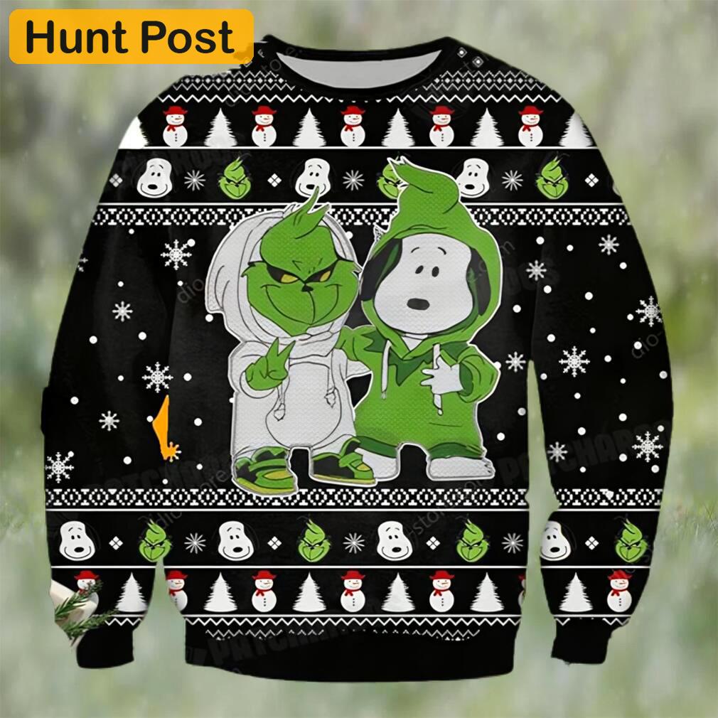 Snoopy and grinch ugly christmas sweater xmas gift Christmas Ugly Sweater