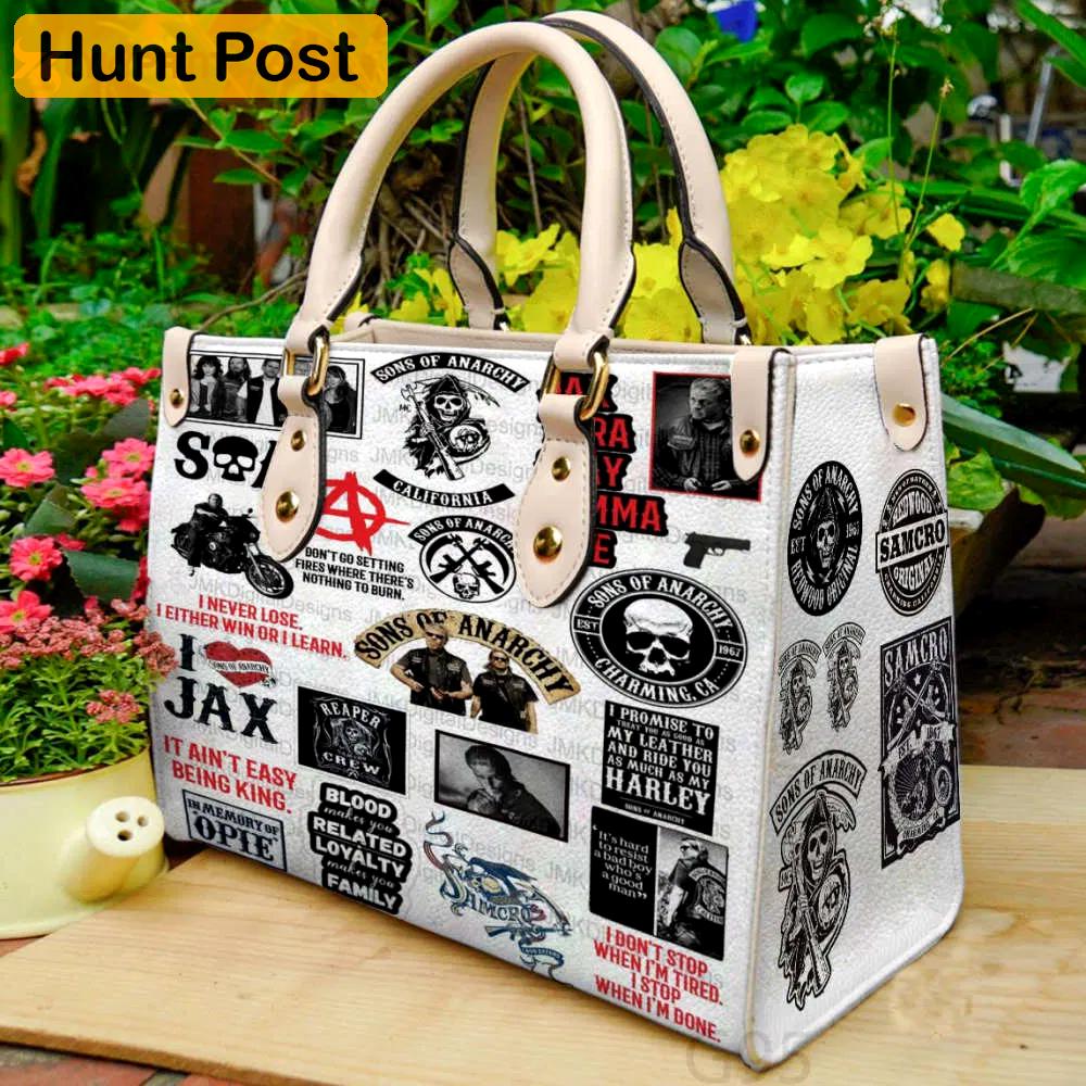 Sons of anarchy leather handbag gift for women 4603 Women Leather Hand Bag