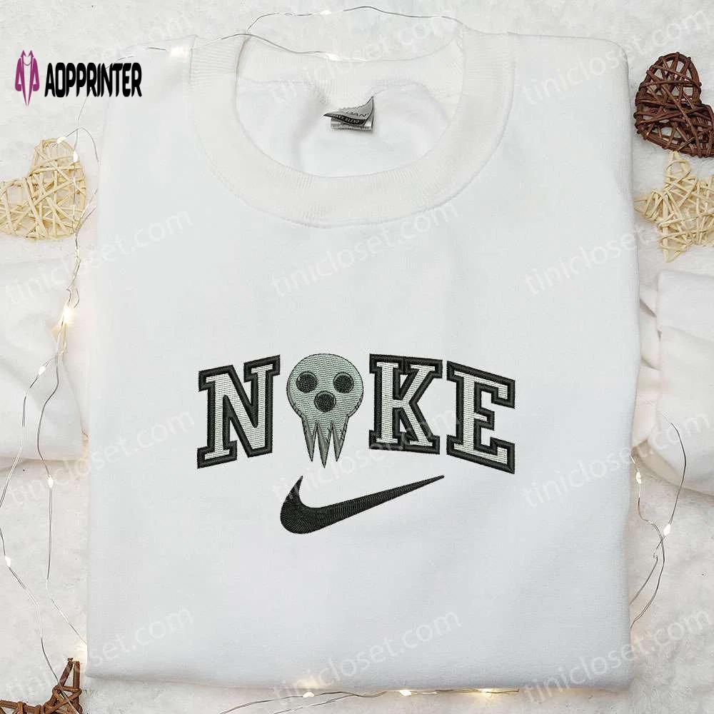 Souleater x nike hoodie & embroidered shirt: best halloween gift ideas Embroidered Shirt