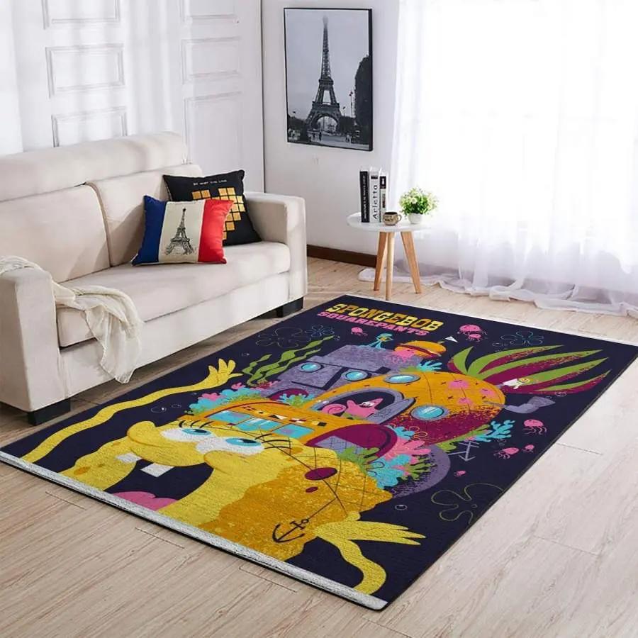 Spongebob squarepants area rug living room rug home decor movie ofd 1910101 Rectangle Rug