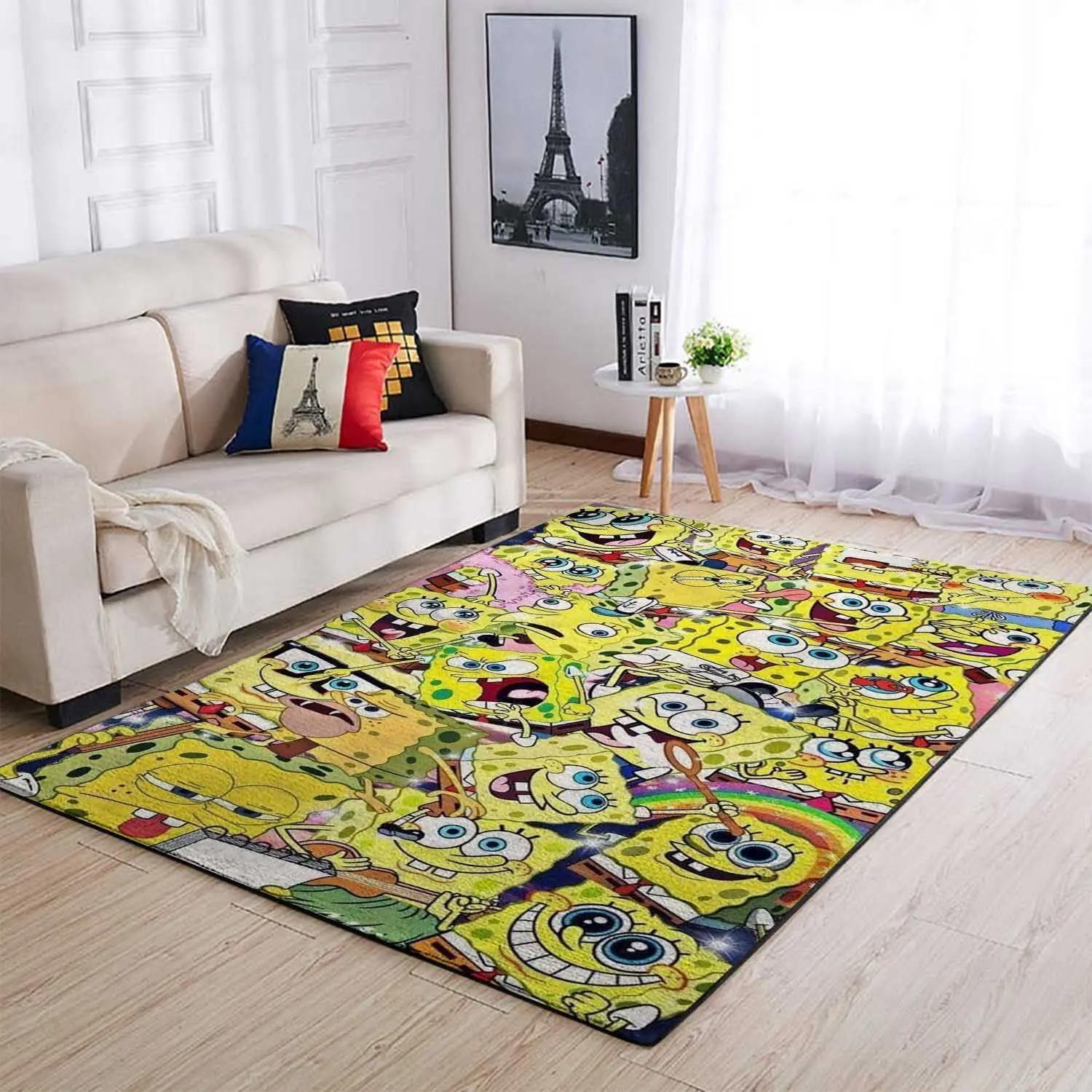 Spongebob squarepants area rugs living room carpet ssp91201 rug regtangle carpet floor decor home decor Rectangle Rug