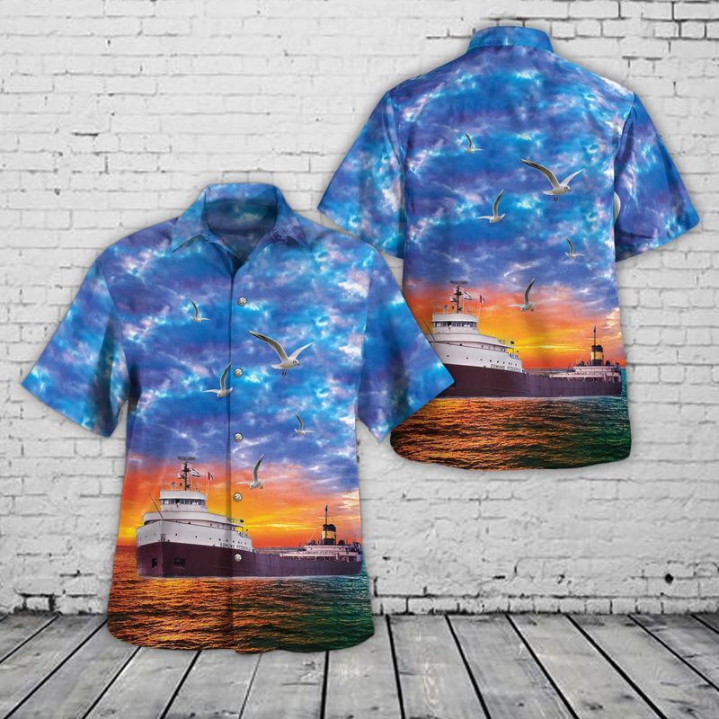 Ss edmund fitzgerald hawaiian shirt Hawaii Shirt Shorts & Flip Flops