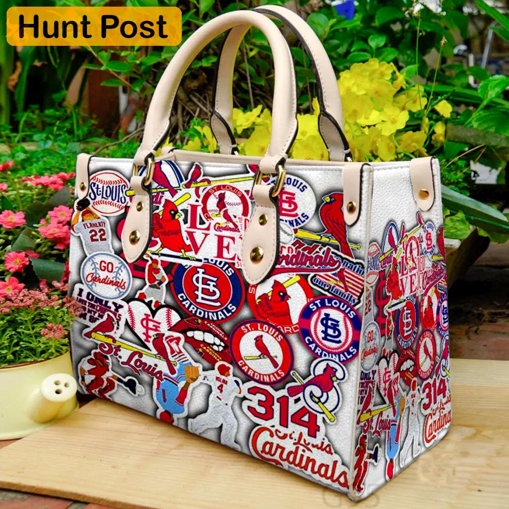 St louis cardinals 1 leather bag for women gift 3999 Women Leather Hand Bag