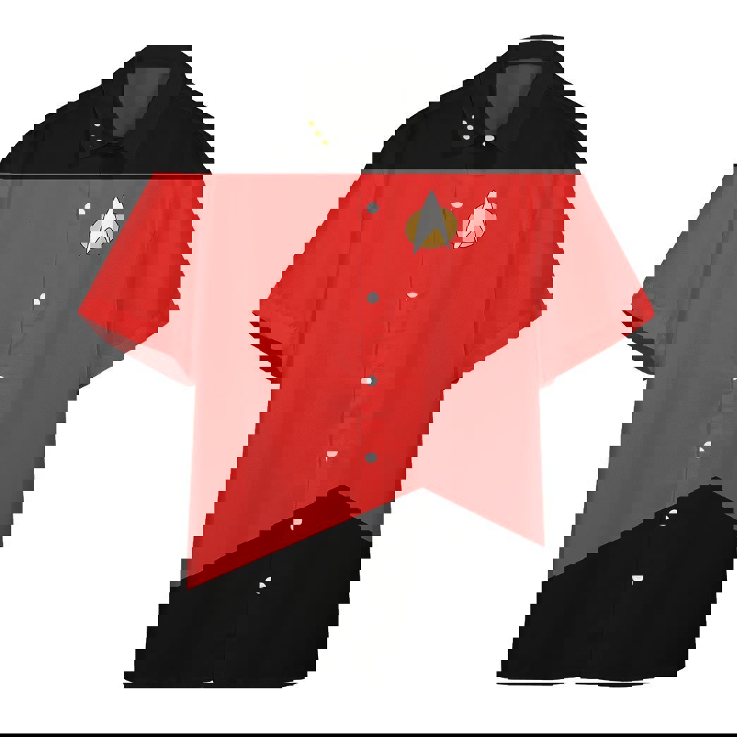 Star trek the next generation red uniform custom hawaii shirt Hawaii Shirt Shorts & Flip Flops