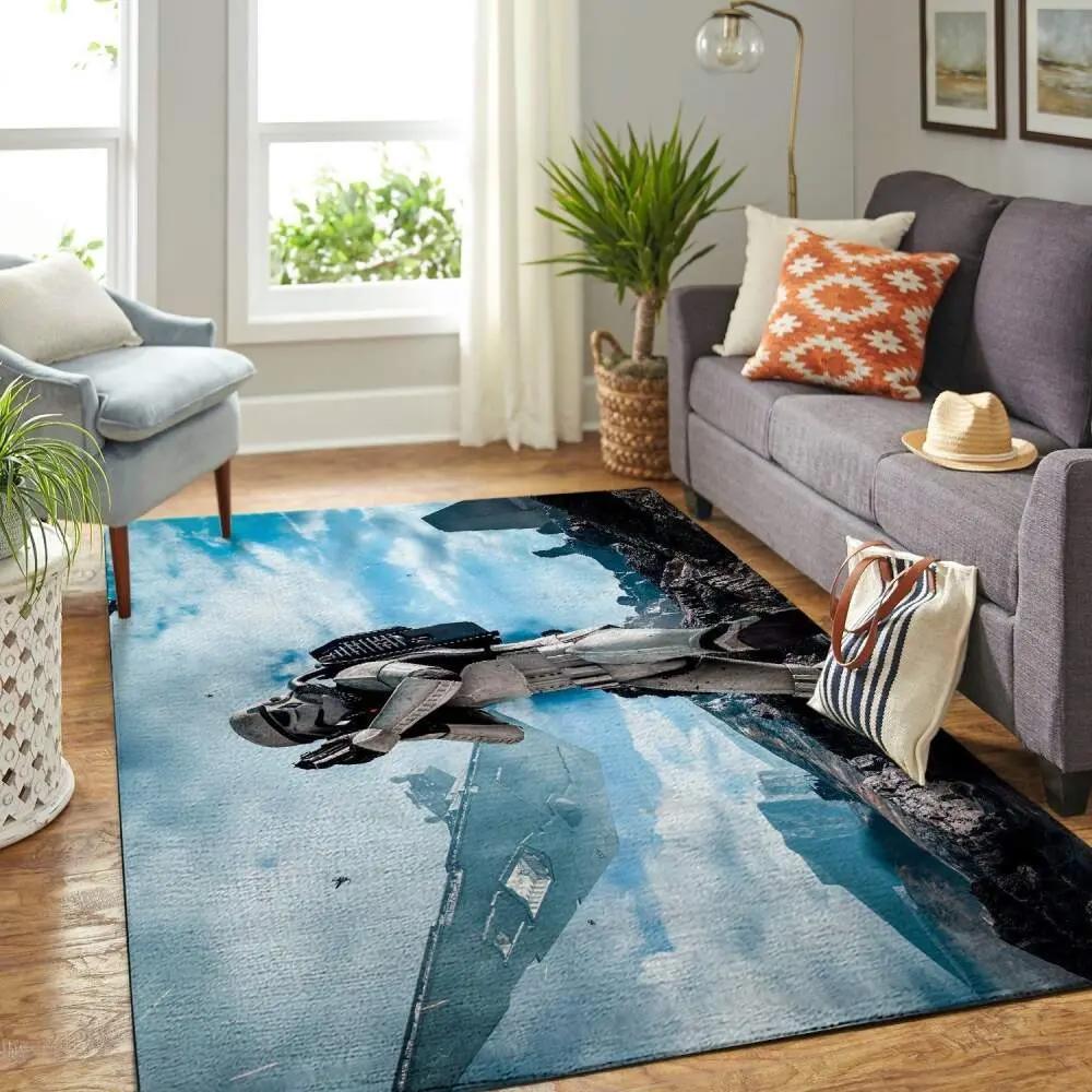 Star wars stormtrooper area rug movie rug regtangle carpet floor decor Rectangle Rug
