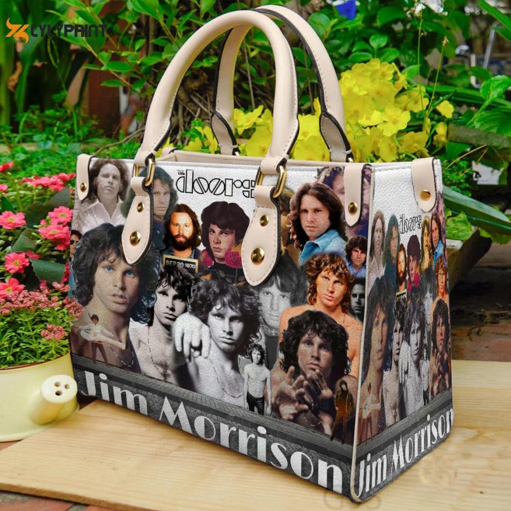 Stylish jim morrison leather hand bag gift for women’s day gift for women s day – g95 3917 Women Leather Hand Bag