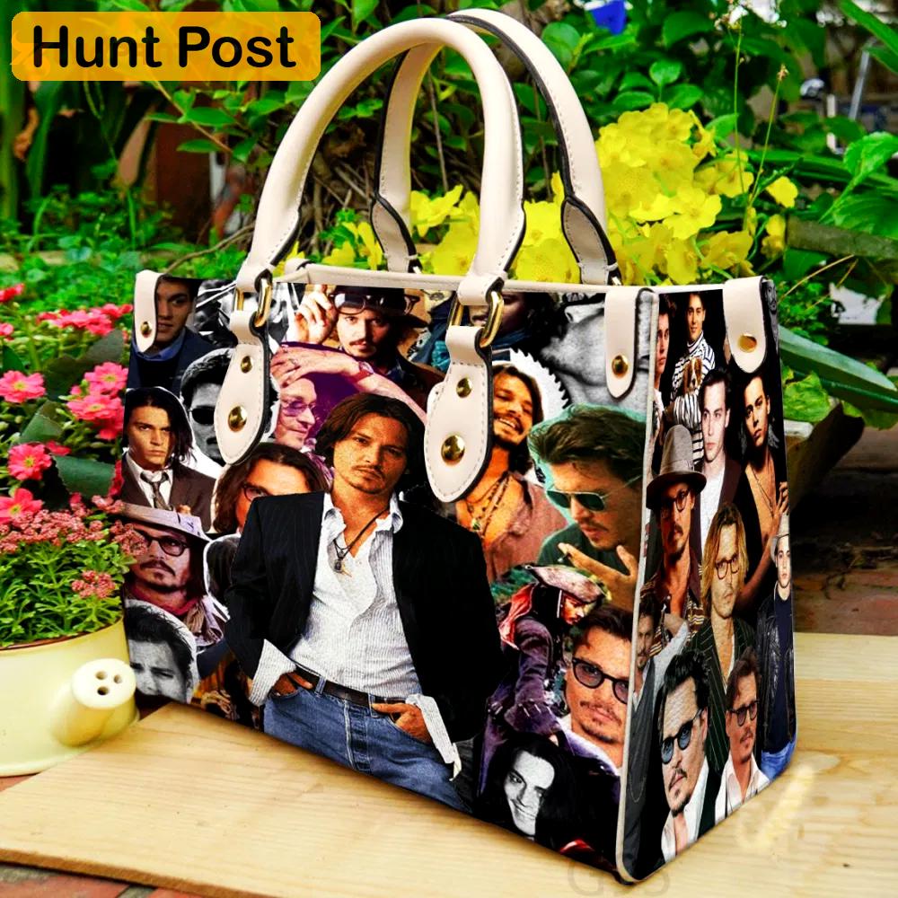 Stylish johnny depp love 1g hand bag gift for women’s day gift for women s day – g95 177 Women Leather Hand Bag