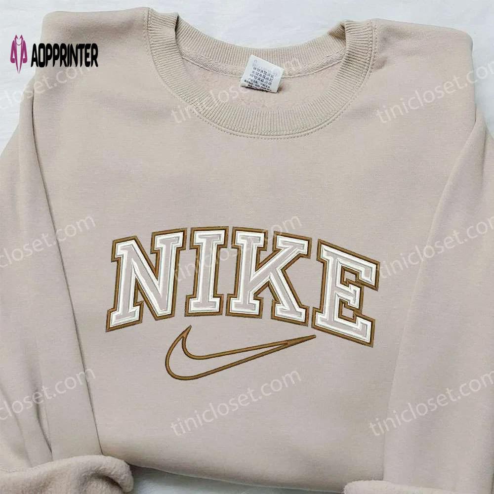 Stylish nike inspired vintage & spellout embroidered shirts Embroidered Shirt