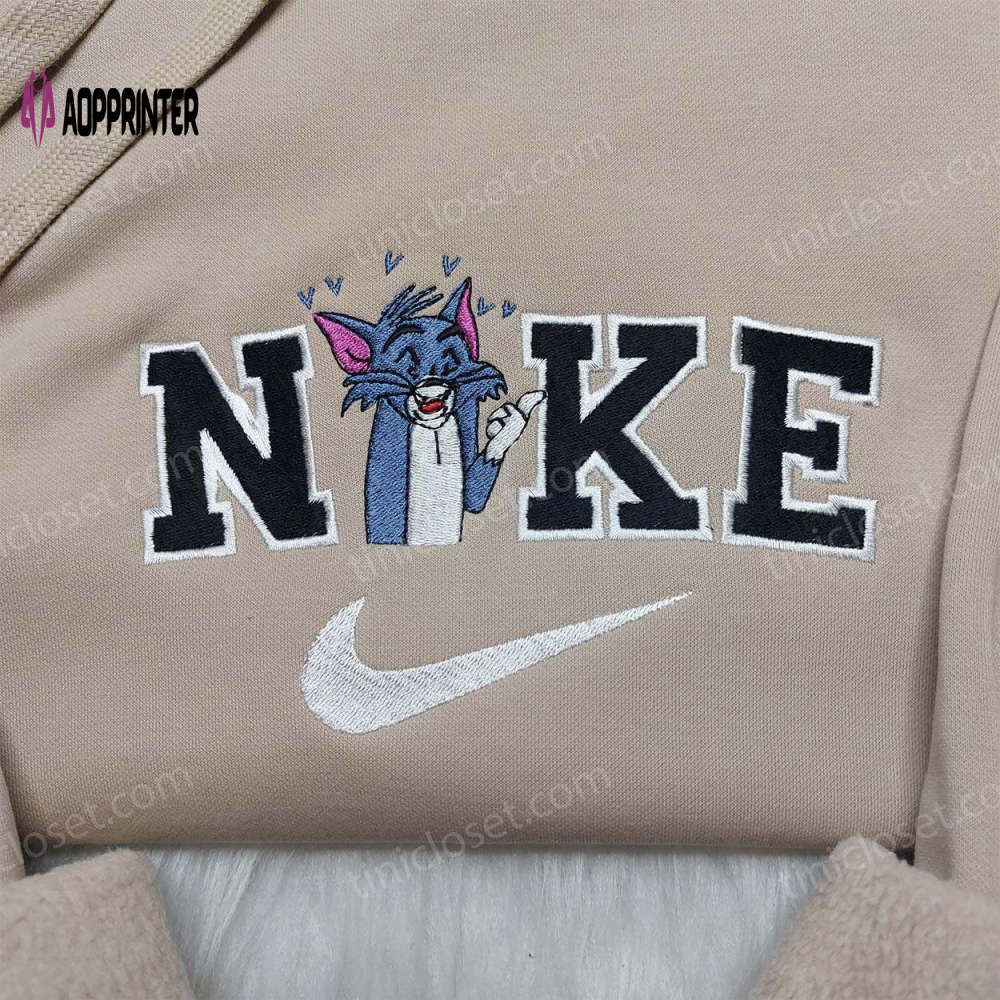 Stylish tom nike & cartoon embroidered shirts – nike inspired designs Embroidered Shirt