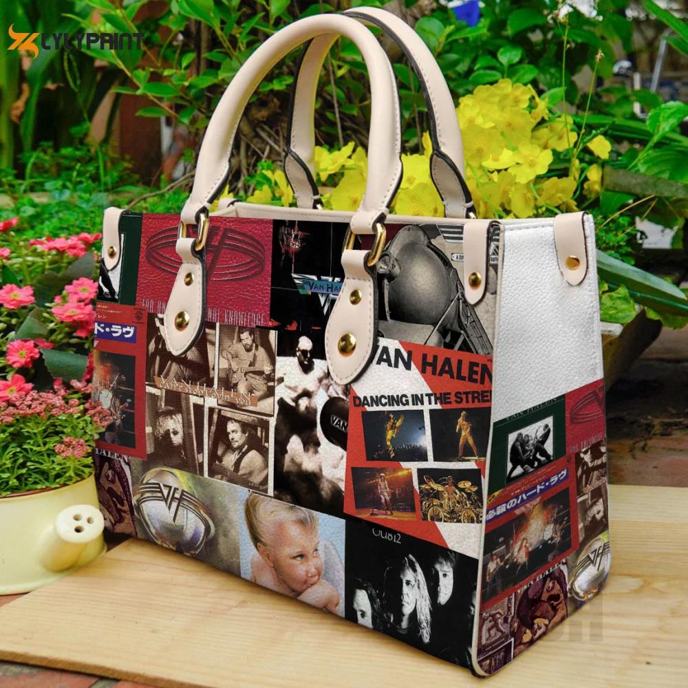 Stylish van halen leather handbag gift for women s day – perfect for her 3891 Women Leather Hand Bag