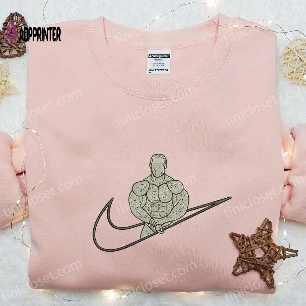 Swoosh x jay cutler embroidered sweatshirt: celebrity shirt – best gift ideas for all occasions Embroidered Shirt